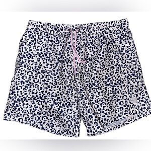 Allfenix Australia Leopard Days Pink Blue Swim Trunks Size XL